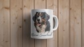 Mok Berner Sennerhond Beker cadeau voor haar of hem, kerst, verjaardag, honden liefhebber, zus, broer, vriendin, vriend, collega, moeder, vader, hond