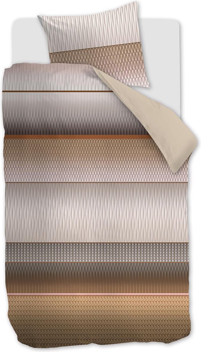 Kardol Millenial dekbedovertrek - Eenpersoons - 140x200/220 - Steenrood