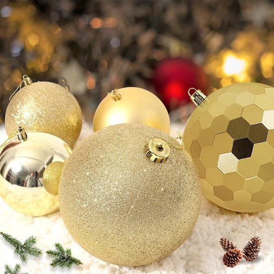 Gigantische kerstballen, extra grote kerstballen, onbreekbare plastic