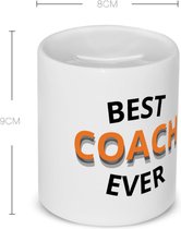 Akyol - best coach ever Spaarpot - Coach - een coach - sport - verjaardagscadeau - klein cadeautje - kado - gift - 350 ML inhoud