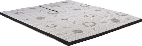 splittopdekmatras Traagschuim NASA Bamboo Intense luxe 200x220