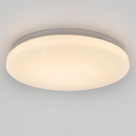 EGLO Pogliola-E Plafondlamp - Wandlamp - LED - Ø 31 cm - Wit - Glinsterend