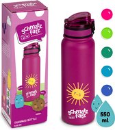 Klarstein Drinkfles Kinderen Lekvrij - 550 ml RVS Drinkfles Voor (Kleuter)School - Waterfles Zonder BPA - Voor Koud & Warm - Lekvrije Drinkfles Voor Jongens En Meisjes
