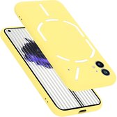 Cadorabo Hoesje geschikt voor Nothing Phone (1) in LIQUID GEEL - Beschermhoes gemaakt van flexibel TPU silicone Case Cover