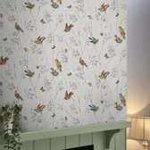 Laura Ashley Vliesbehang | Aviary - 10mx52cm