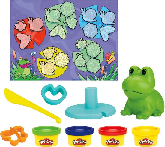 Play-Doh Kikker en Kleuren - Boetseerklei