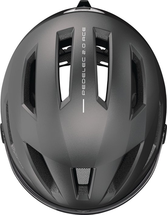 Fietshelm ABUS PEDELEC 2.0 ACE titan M - 52-57 cm - grijs - Geschikt voor gebruik op speed pedelecs - elektrische fietsen - snorfietsen - NTA-8776 410 g — afbeelding 3