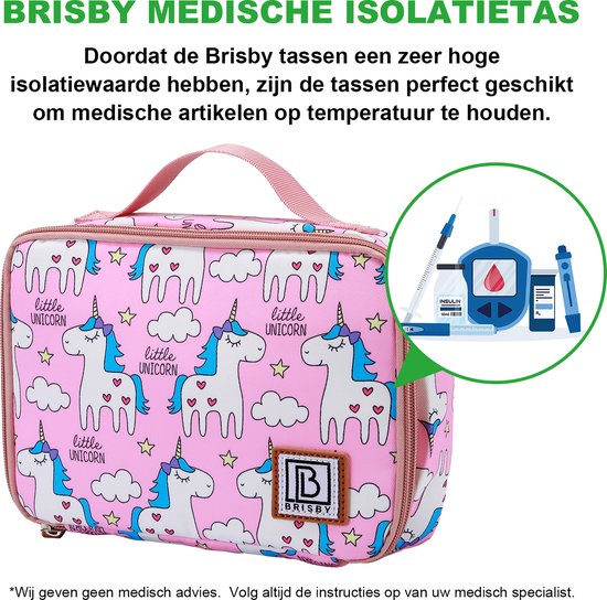 Brisby 4 Laags Geïsoleerde Koeltas - Lunchtas 2.5 liter - Eenhoorn van Brisby — afbeelding 4