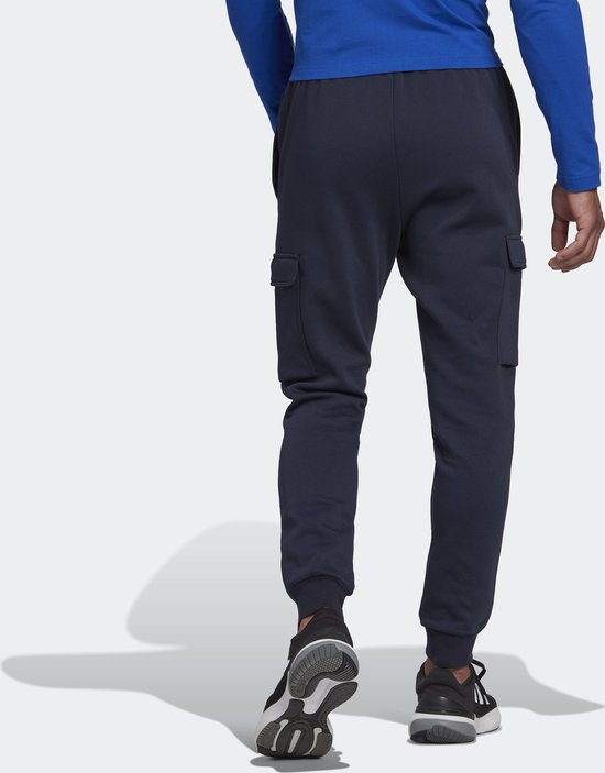 Adidas Sportswear Essentials Fleece Regular Tapered Cargo Broek - Heren