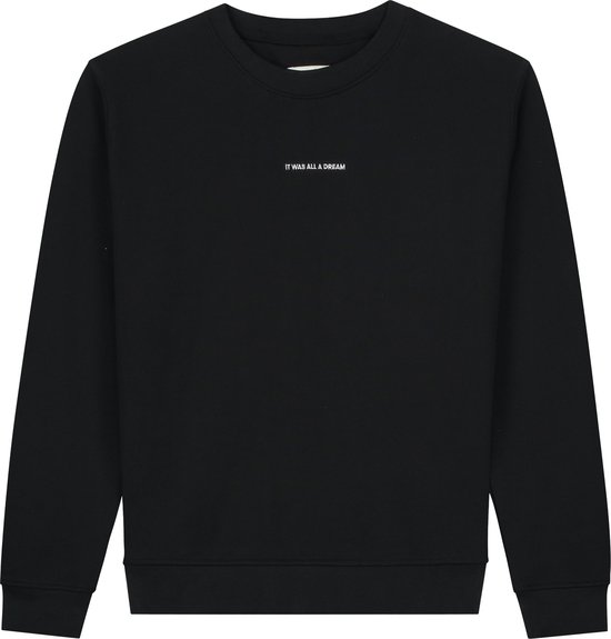 Comfortabel & Duurzaam - A-dam MISSWALLACE - Sweater - Ideaal Als Cadeau - Katoen - Dames - Zwart