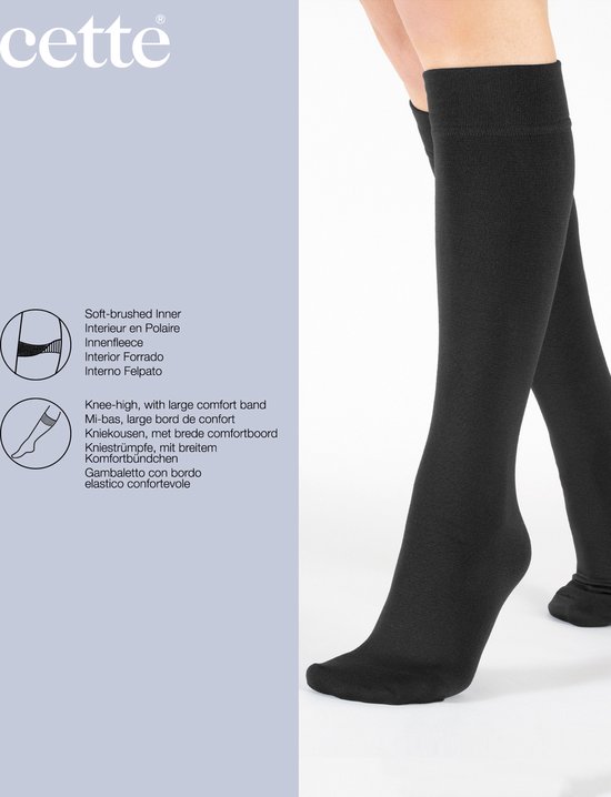 NORDIC Socks 2 Paar, Merinowol Kniekousen voor Mannen & Vrouwen