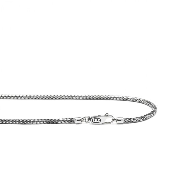SILK Jewellery - Zilveren Ketting - Roots - 637.70 - Maat 70,0