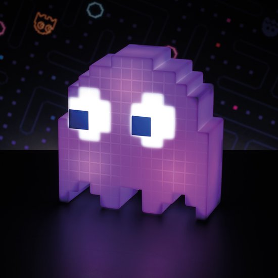 Pac-Man - Ghost Nachtlamp - Bureaulamp 16 kleuren LED met Party Mode - Paladone