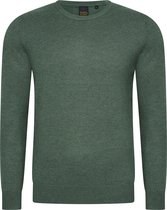 Mario Russo Ronde Hals Pullover - Trui Heren - Sweater Heren - Groen - XXL