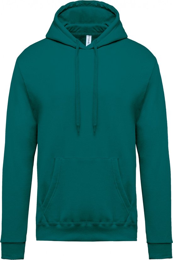 Sweatshirt Heren 3XL Kariban Lange mouw Emerald Green 80% Katoen, 20% Polyester