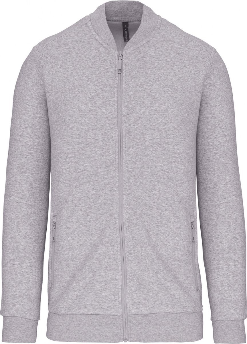 Kariban Sweat jacket K4002 Oxford Grijs