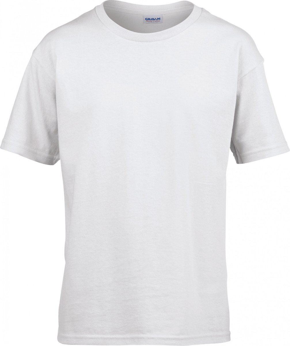 Gildan Softstyle Euro Fit Youth T-shirt GI6400B - White - 3/4 years (XS)