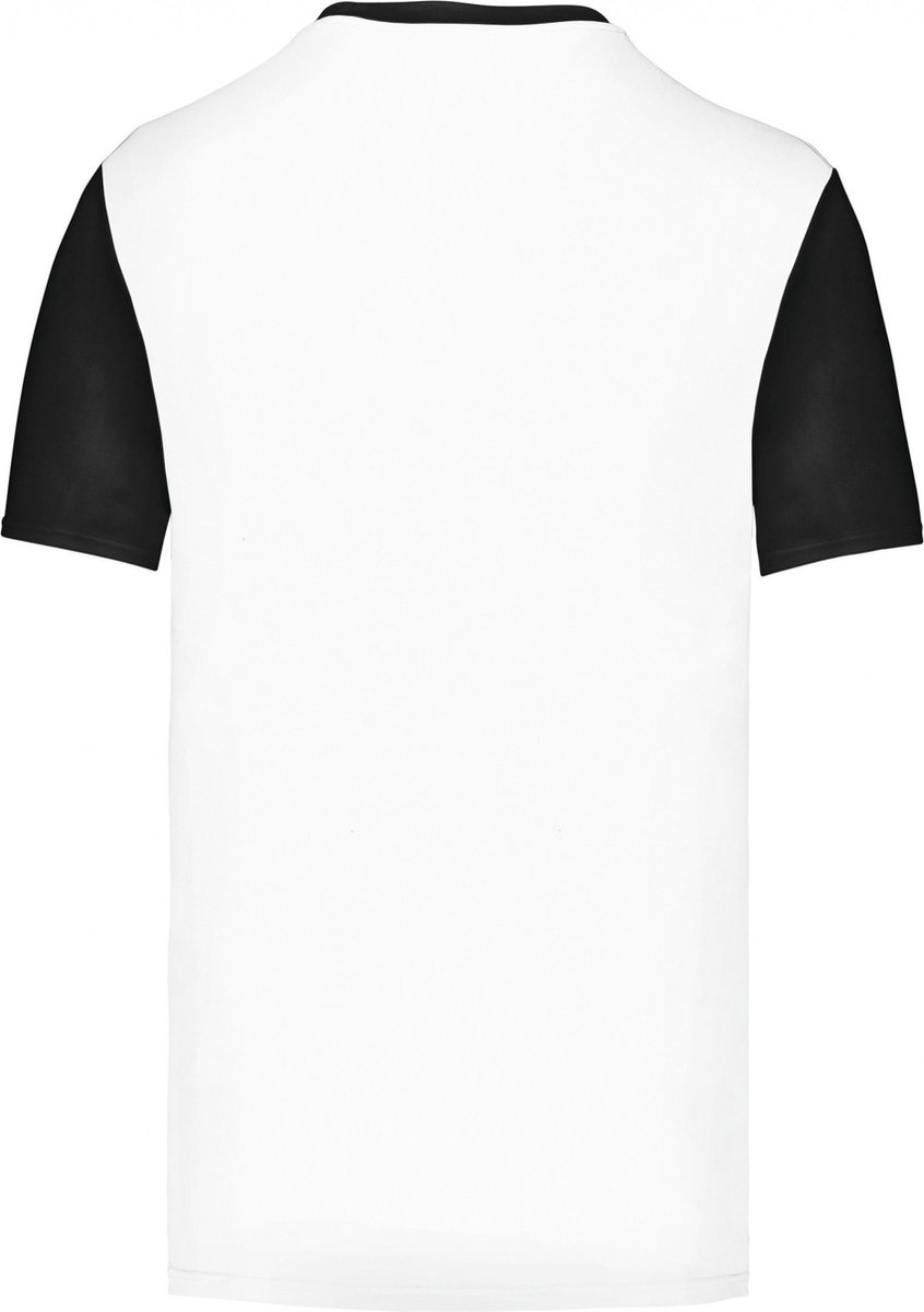 SportSportshirt Kind 4/6 years (4/6 ans) Proact Ronde hals Korte mouw White / Black 100% Polyester