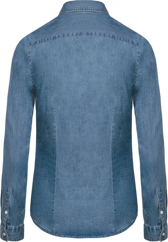 Chemisier Femme XXL Kariban Manche longue Chambray Blue 100