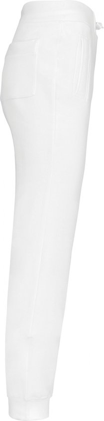 Broek Unisex XS Kariban White 80% Katoen, 20% Polyester