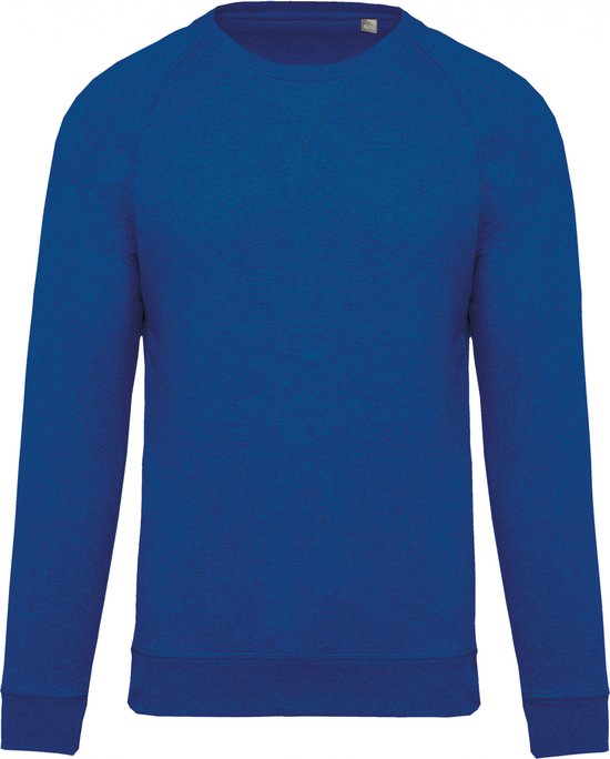 Sweatshirt Kind 4/6 Y (4/6 ans) Kariban Ronde hals Lange mouw Ocean Blue Heather 80% Katoen, 20% Polyester