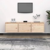 vidaXL TV-meubel - Grenenhout - 45x30x35 cm - Klassiek design - Kast