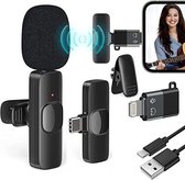 K8 - Draadloze Dasspeld Microfoon - Compatibel met USB-C & iPhone - Lavalier Microfoon - Plug & Play