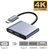 Innerlight® USB C naar USB C / USB 3.0 / HDMI 2024 / Gray Edition