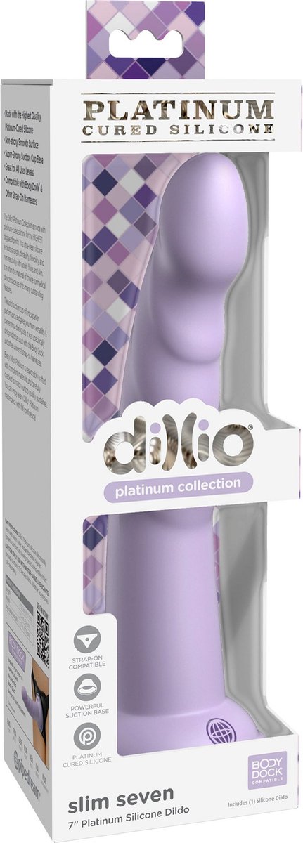 Dillio Platinum Dildo Slim Seven 19,7 cm
