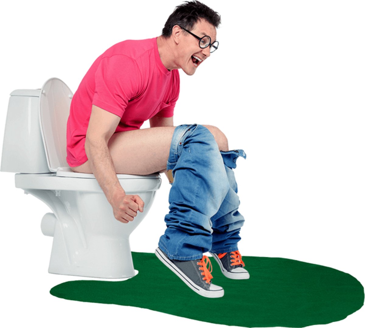 Toilet Golf Toy - Jeu de toilette Mini Golf Jouet - Ensemble de jeu de  toilette
