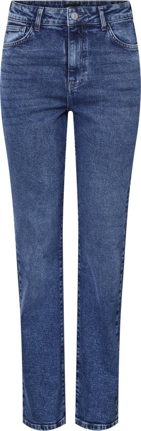 Pieces Kelly Straight Fit Mb402 Jeans Met Hoge Taille Blauw 29 / 32 Vrouw