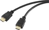SpeaKa Professional HDMI Aansluitkabel HDMI-A stekker, HDMI-A stekker 1.00 m Zwart SP-10481284 Ultra HD (8K), PVC-mante