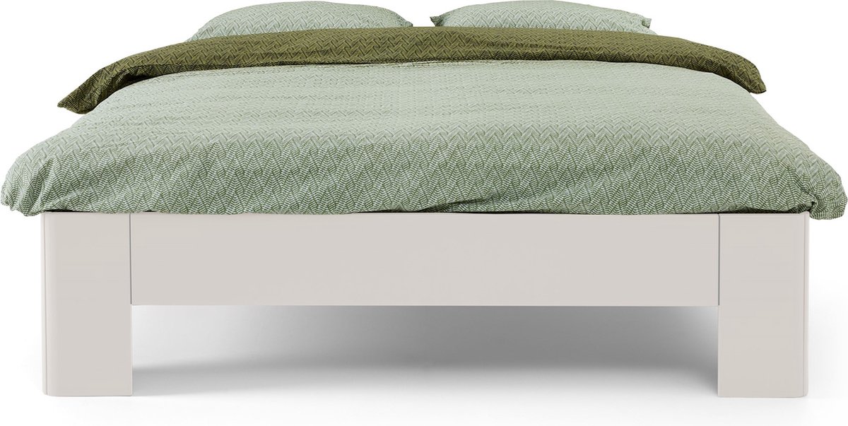 B Bright Fresh 500 Bed 180 x 210 cm - Bedframe Wit - Bedombouw - Instaphoogte: 50cm - Tweepersoonsbedden