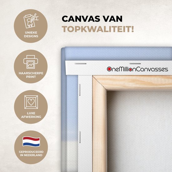 Tableau sur toile Tulum l'ancienne ville portuaire sur la mer des Caraïbes au Mexique - 40x80 cm - Décoration murale