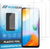 Mobigear Screenprotector geschikt voor Xiaomi Redmi 10C | Mobigear Screenprotector Folie - Case Friendly (3-Pack)