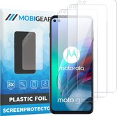 Mobigear Screenprotector geschikt voor Motorola Moto G100 | Mobigear Screenprotector Folie - Case Friendly (3-Pack)