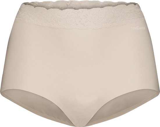 ten Cate Basics high waist met kant almond voor Dames | Maat M