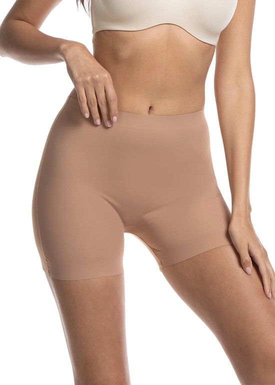 MAGIC Bodyfashion Maxi Sexy Short Dames Corrigerend ondergoed - Mocha - Maat L