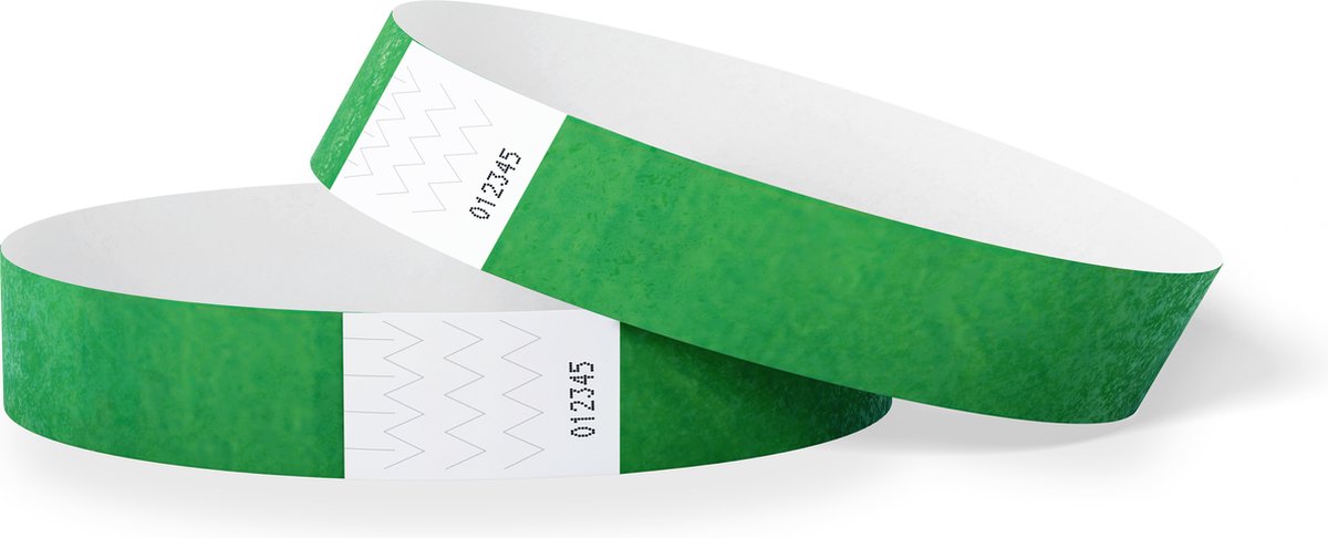 GA Event Solutions entry band from Tyvek, green 1000 Stück Green GA Event Solutions entry band from Tyvek, green 1000 Stück Green