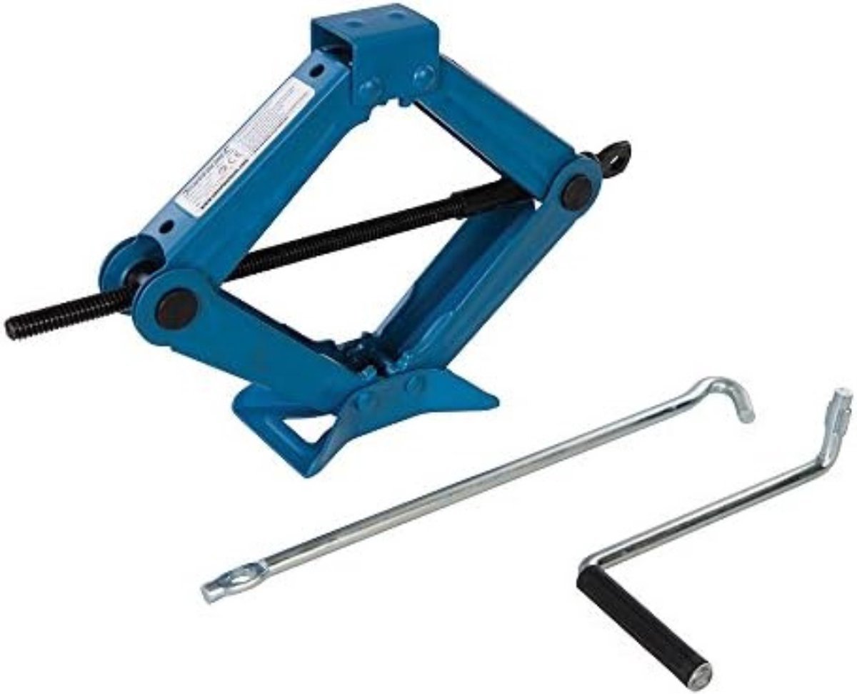 Schaarkrik - Autokrik - 1 ton - Blauw