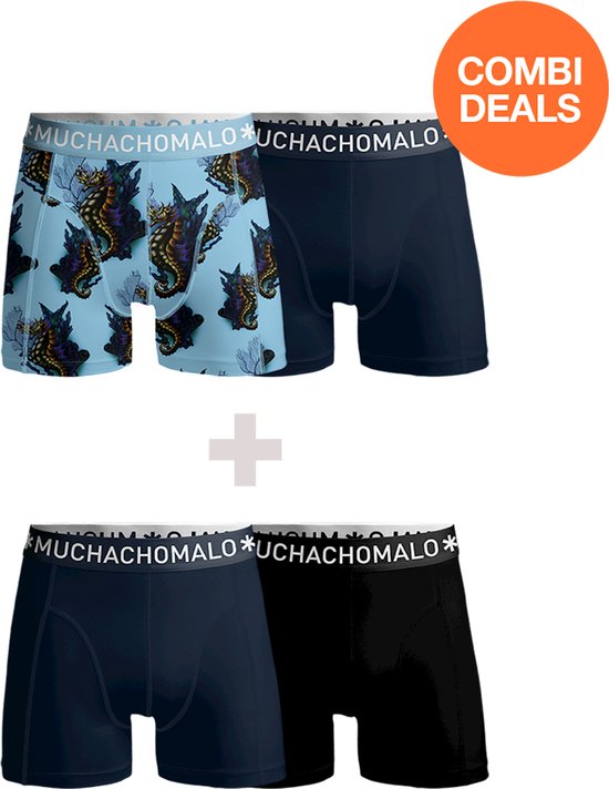 Muchachomalo Heren Boxershorts - 2 Pack - Maat XXXL - Mannen Onderbroeken