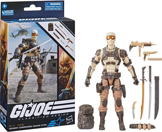G.I. Joe - Classified Series Action figure Desert Commando Snake Eyes