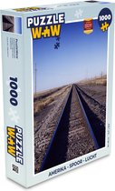Puzzel Amerika - Spoor - Lucht - Legpuzzel - Puzzel 1000 stukjes volwassenen
