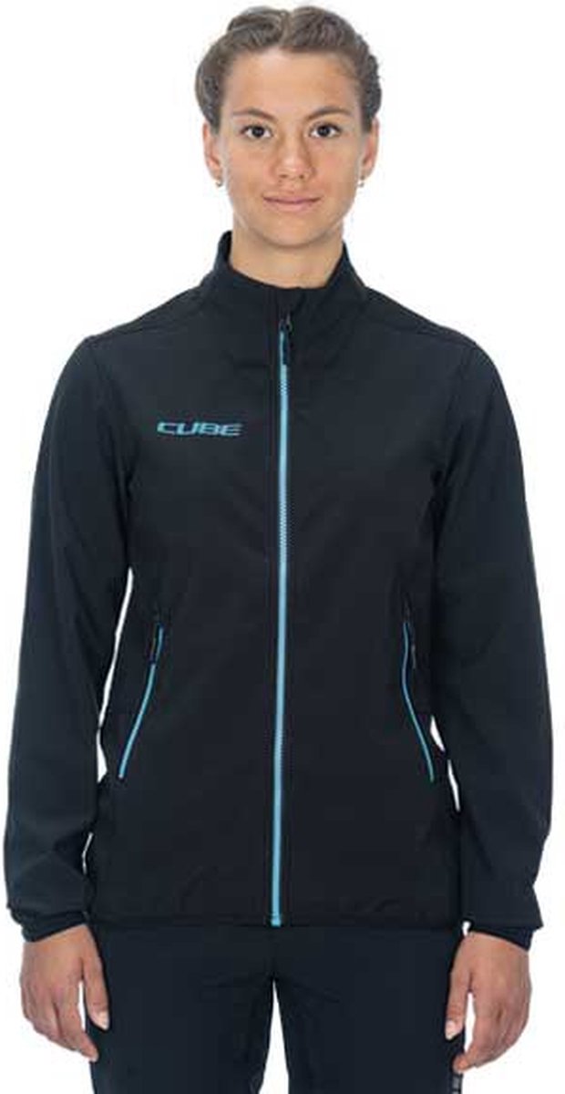 Cube Atx Softshell Cmpt Jasje Zwart XL Vrouw