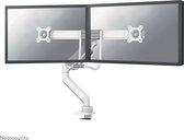 Bol.com Neomounts DS75-450WH2 full motion monitorarm 2 schermen - 17-32" - gasveer - ruimtebesparend crossbar ontwerp - 1-8 kg (... aanbieding