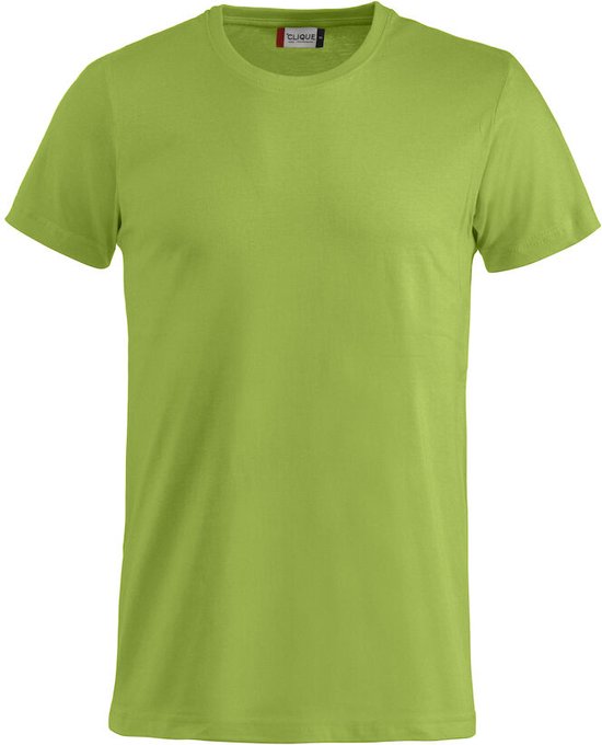 Clique 2 Pack Basic Fashion-T Modieus T-shirt kleur Licht Groen maat XXL