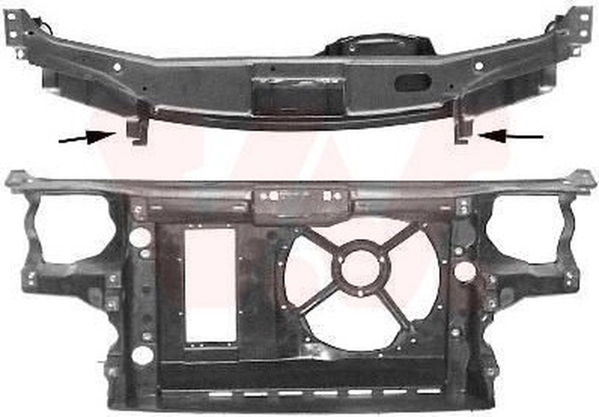VanWezel 5880677 - Face-armature avant pour Volkswagen Golf cabrio de 1994 à 1998
