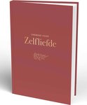 Rood gebonden dagboek 'Dagboek voor Zelfliefde' met gouden letters.