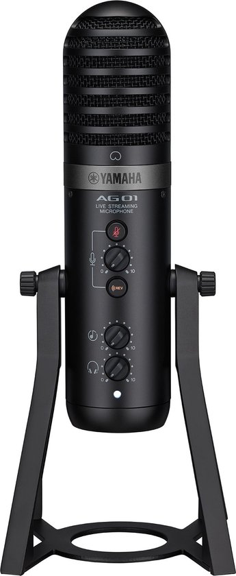 Yamaha AG01 Zwart USB-condensatormicrofoon