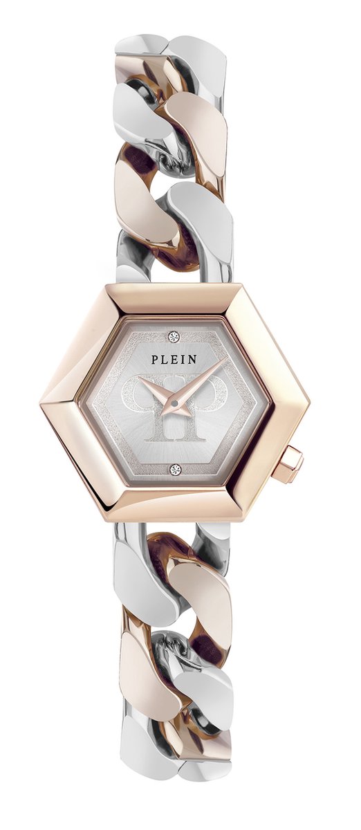 Philipp Plein The Hexagon Groumette PWWBA0223 Horloge - Staal - Multi - Ø 28 mm
